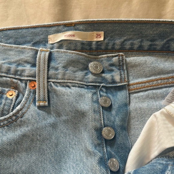Levi’s wedgie fit denim jeans size 25 - Picture 5 of 5